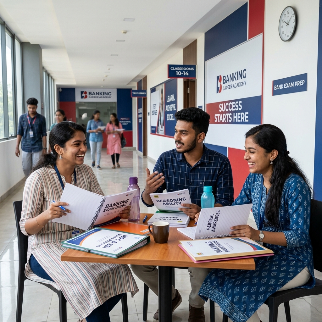 Students studying